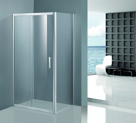 Los recintos de cristal Shinning de la ducha, Chrome enmarcaron el desplazamiento del Coner del recinto de la ducha abierto