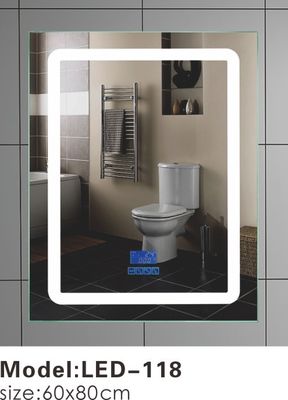 50 x 70 ahorro de la energía iluminado espejo colgado paredes ajustable 600*800m m del cuarto de baño