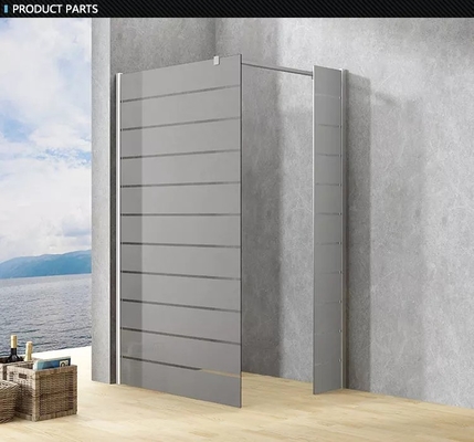 Puertas de cristal de encargo heladas de la ducha para los baños, helando la pantalla de ducha/la cabina de cristal Frameless